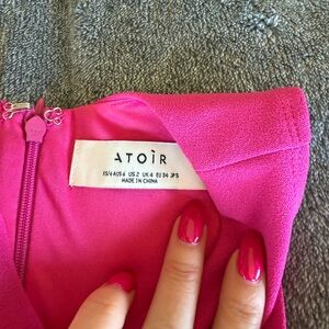 Atoir Pink Cutout Bodysuit BNWOT size 2